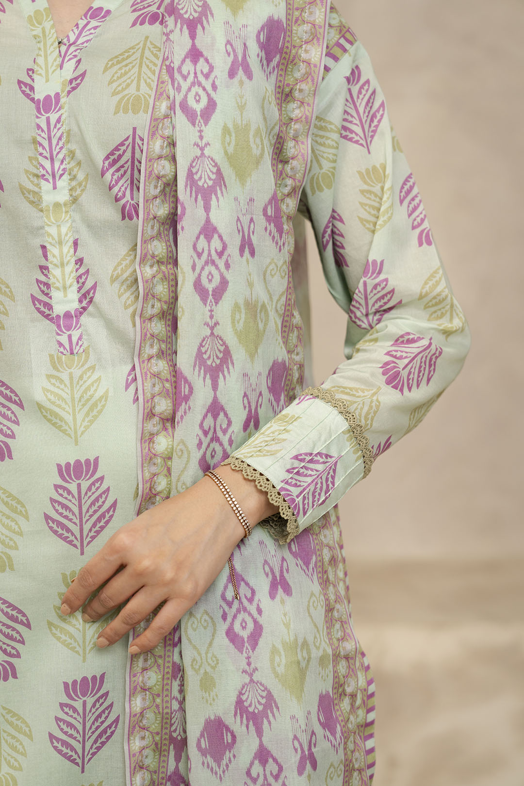 Zellbury | Unstitched 3 Piece Lawn | Shirt Shalwar Dupatta - 0028