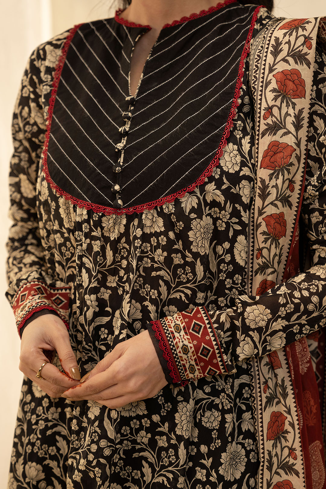Zellbury | Unstitched 3 Piece Lawn | Shirt Shalwar Dupatta - 0030