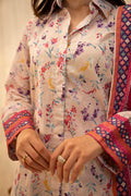 Zellbury | Unstitched 3 Piece Lawn | Shirt Shalwar Dupatta - 0054