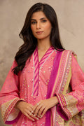 Zellbury | Unstitched 3 Piece Lawn | Shirt Shalwar Dupatta - 0122 Default Title