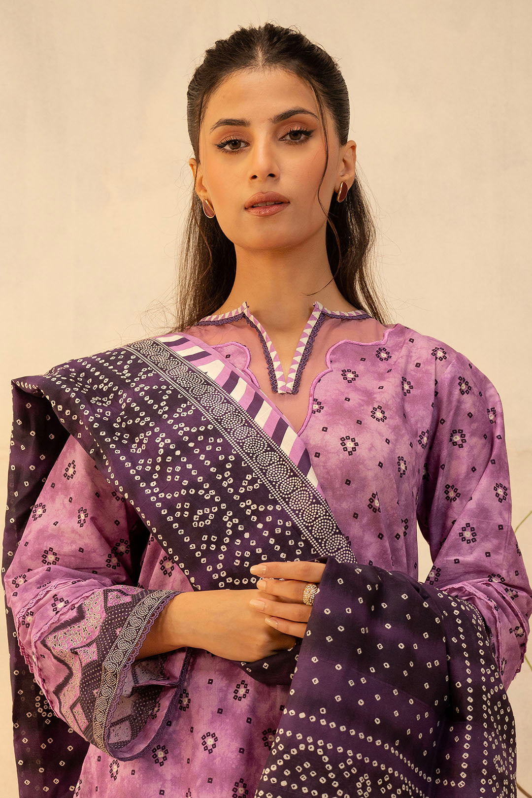 Zellbury | Unstitched 3 Piece Lawn | Shirt Shalwar Dupatta - 0126 Default Title