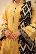 Zellbury | Unstitched 3 Piece Lawn | Shirt Shalwar Dupatta - 0130