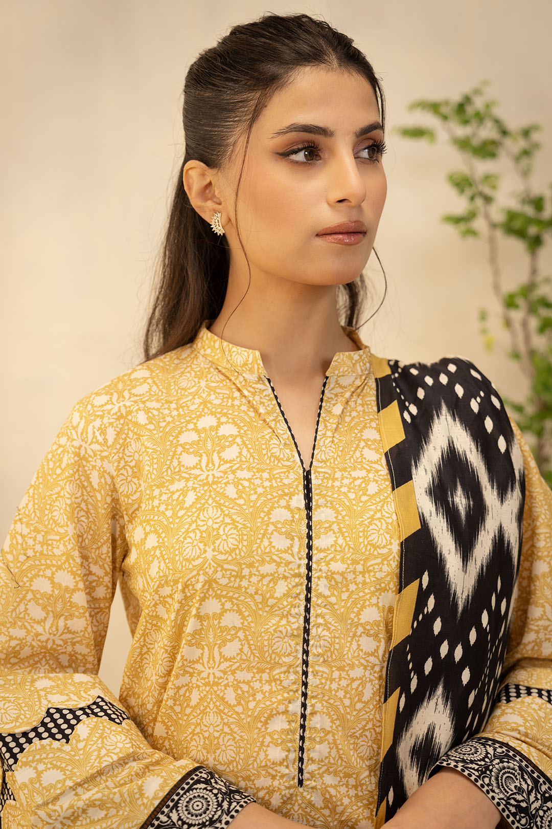 Zellbury | Unstitched 3 Piece Lawn | Shirt Shalwar Dupatta - 0130 Default Title