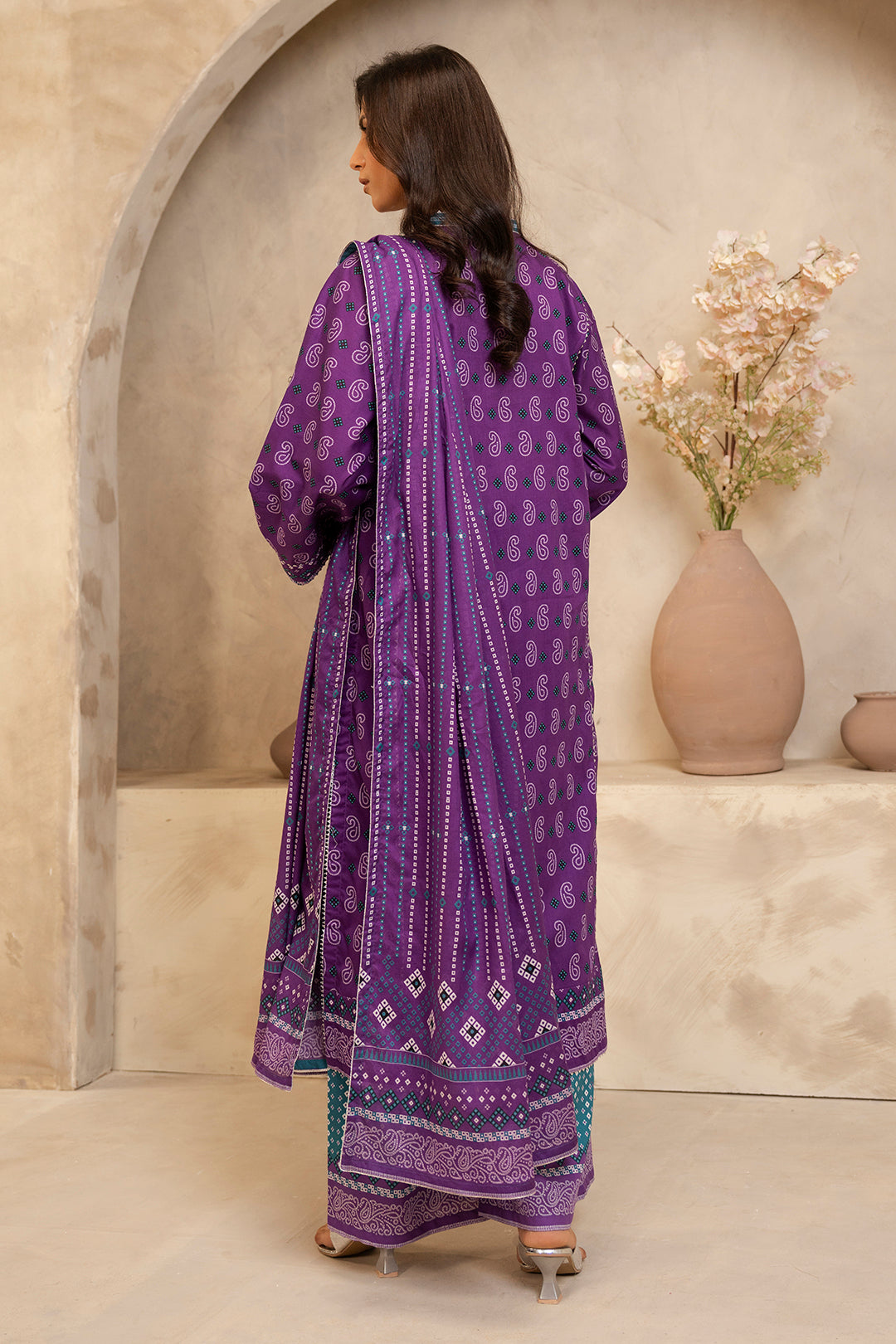 Zellbury | Unstitched 3 Piece Lawn | Shirt Shalwar Dupatta - 0265