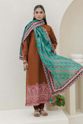 Zellbury | Unstitched 3 Piece Khaddar | Embroidered Shirt Shalwar Dupatta - 0705 Default Title
