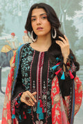 Zellbury | Unstitched 3 Piece Khaddar | Embroidered Shirt Shalwar Dupatta - 0776 Default Title