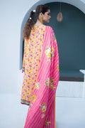 Zellbury | Unstitched 3 Piece Viscose | Embroidered Shirt Shalwar Dupatta - 0837