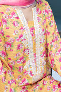 Zellbury | Unstitched 3 Piece Viscose | Embroidered Shirt Shalwar Dupatta - 0837