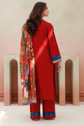 Zellbury | Unstitched 3 Piece Khaddar | Embroidered Shirt Shalwar Dupatta - 0848