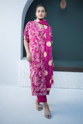 Zellbury | Unstitched 3 Piece Viscose | Shirt Shalwar Dupatta - 0819 Default Title