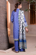Zellbury | Unstitched 3 Piece Khaddar | Embroidered Shirt Shalwar Dupatta - 0589