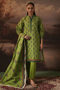Zellbury | Unstitched 3 Piece Khaddar | Shirt Shalwar Dupatta - 0388