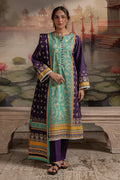 Zellbury | Unstitched 3 Piece Khaddar | Shirt Shalwar Dupatta - 0455