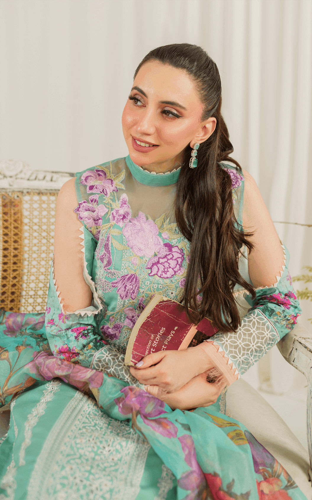 Asifa and Nabeel | Pretty in Pink Limited Edition | Water Lily (PP-3) - Pakistani Designer Dress - by Asifa and Nabeel | Type: Luxury - 100% Original at Saira Sultan