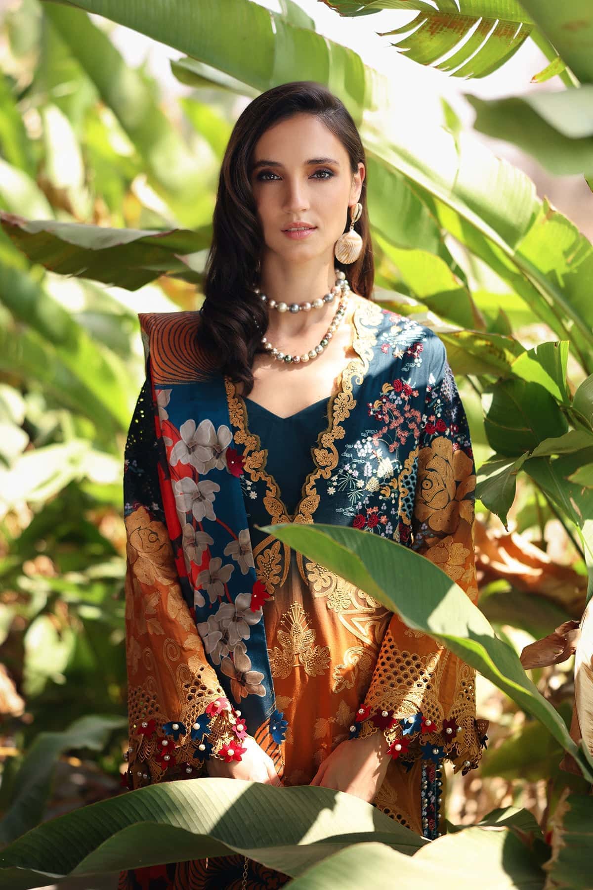 Afrozeh | Lawn 25 | Halcy L Omber Lawn