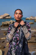 Afrozeh | Endless Summer | Velour M Navy Blue Lawn