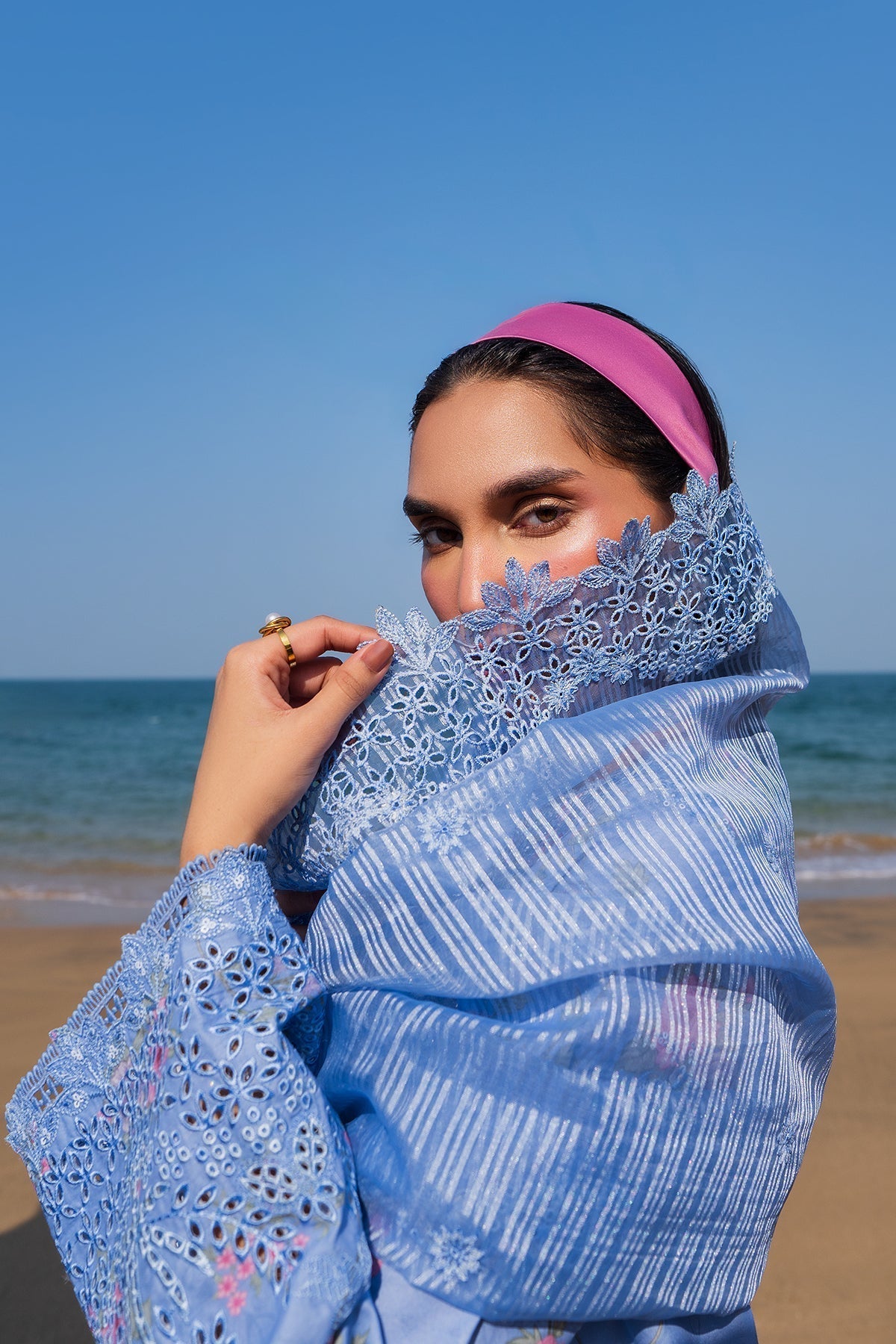 Afrozeh | Endless Summer | Lior M Sky Blue Lawn