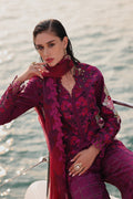 Afrozeh | Lawn 25 | Serene L Magenta Lawn
