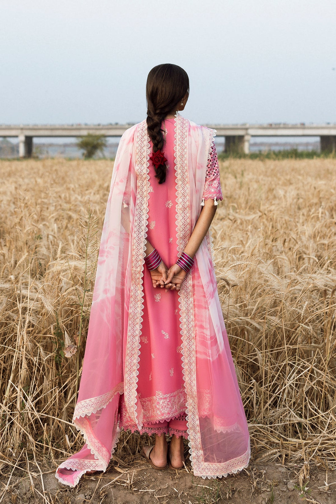 Afrozeh | Mulaqaat Lawn | Khwaab XS Pink Lawn