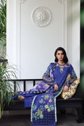 Afrozeh | Lawn 25 | Lumora Custom Size Blue Lawn