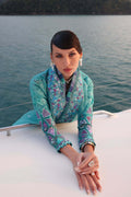 Afrozeh | Lawn 25 | Sovana XL Light Blue Lawn