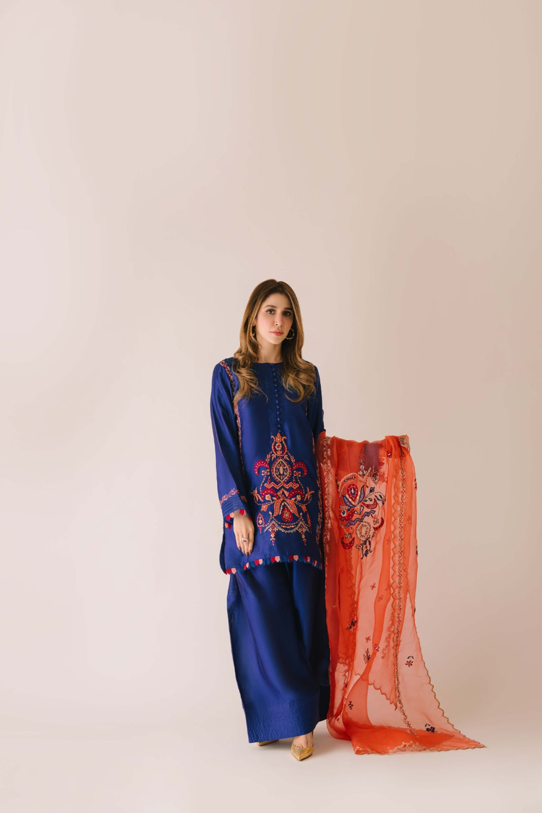 Sammy K | Aadat Festive Edition | Corn Flower - Pakistani Designer Dress - by Sammy K - Type : Ladies Clothes - 100% Original at Saira Sultan