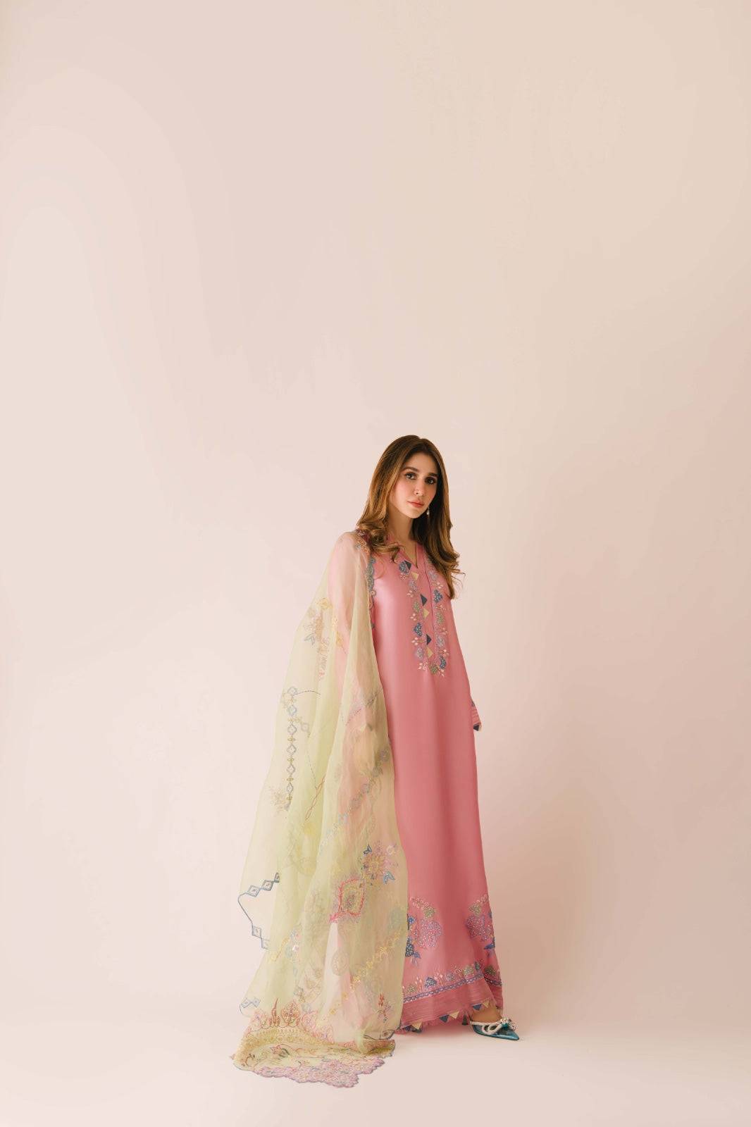 Sammy K | Aadat Festive Edition |Spray Rose - Pakistani Designer Dress - by Sammy K - Type : Ladies Clothes - 100% Original at Saira Sultan