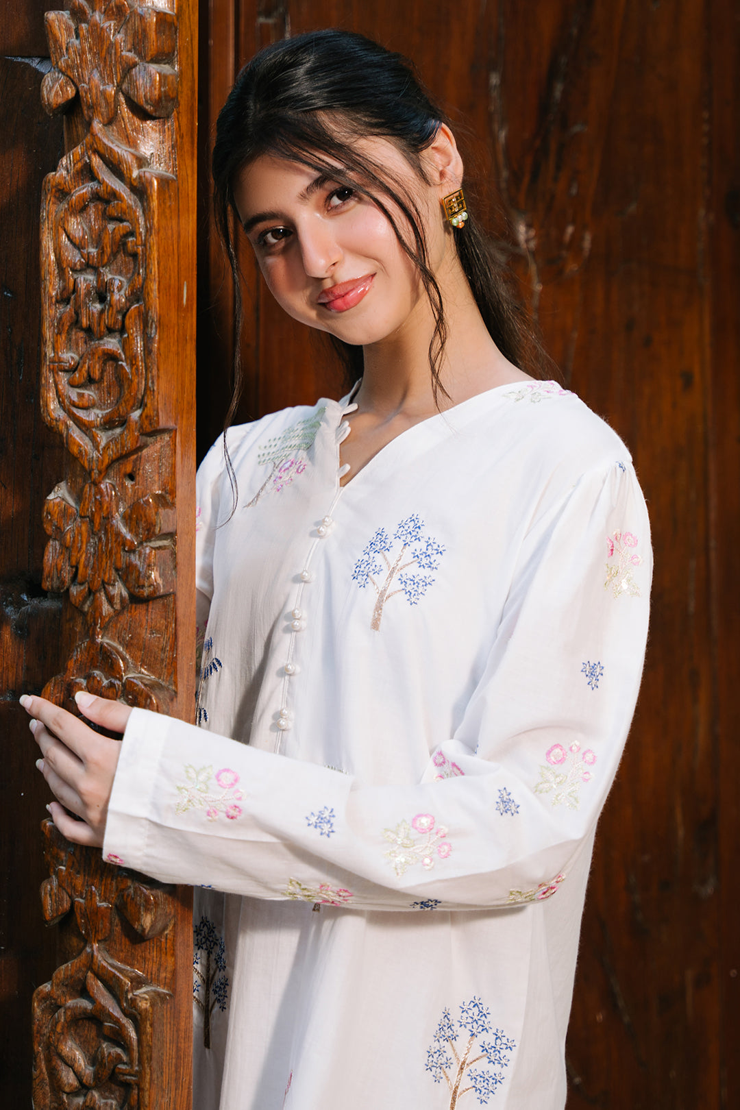 Zellbury | Summer Pret | Embroidered Kurta - 2015 XL