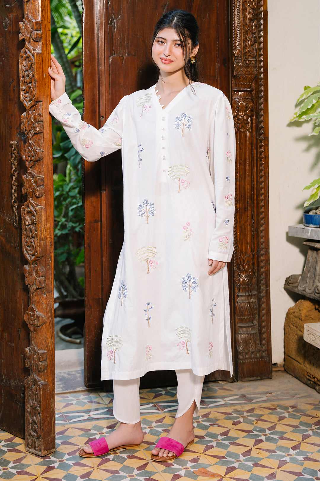 Zellbury | Summer Pret | Embroidered Kurta - 2015 XL