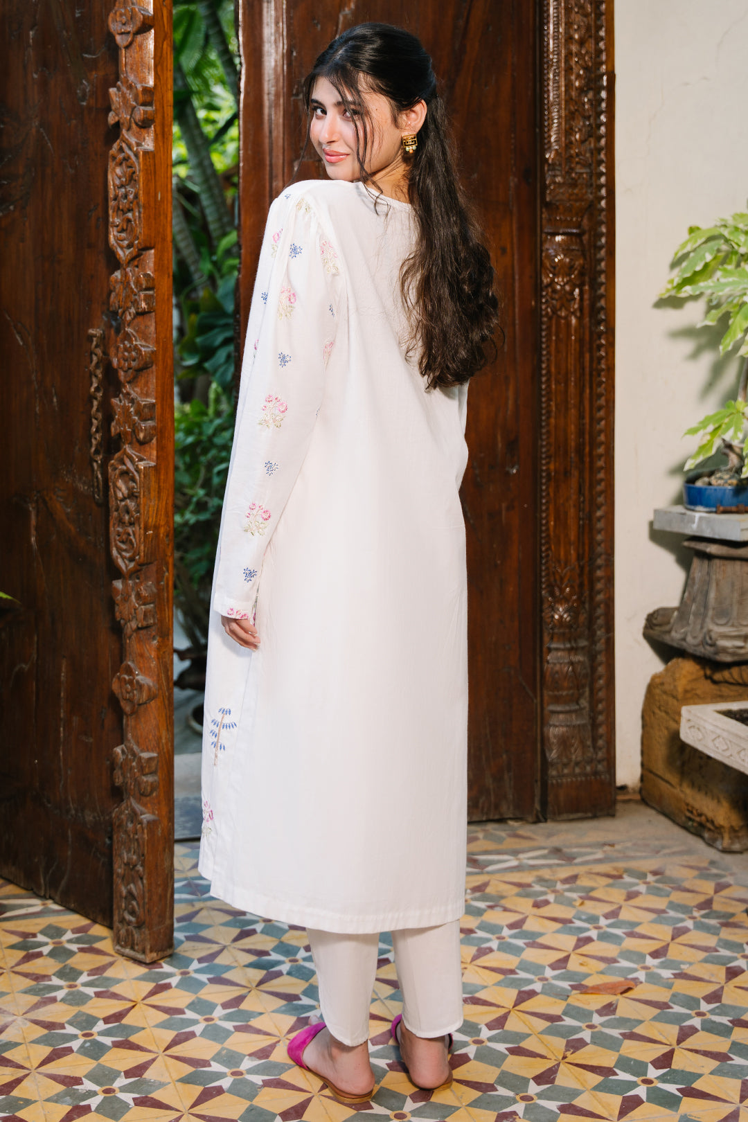 Zellbury | Summer Pret | Embroidered Kurta - 2015
