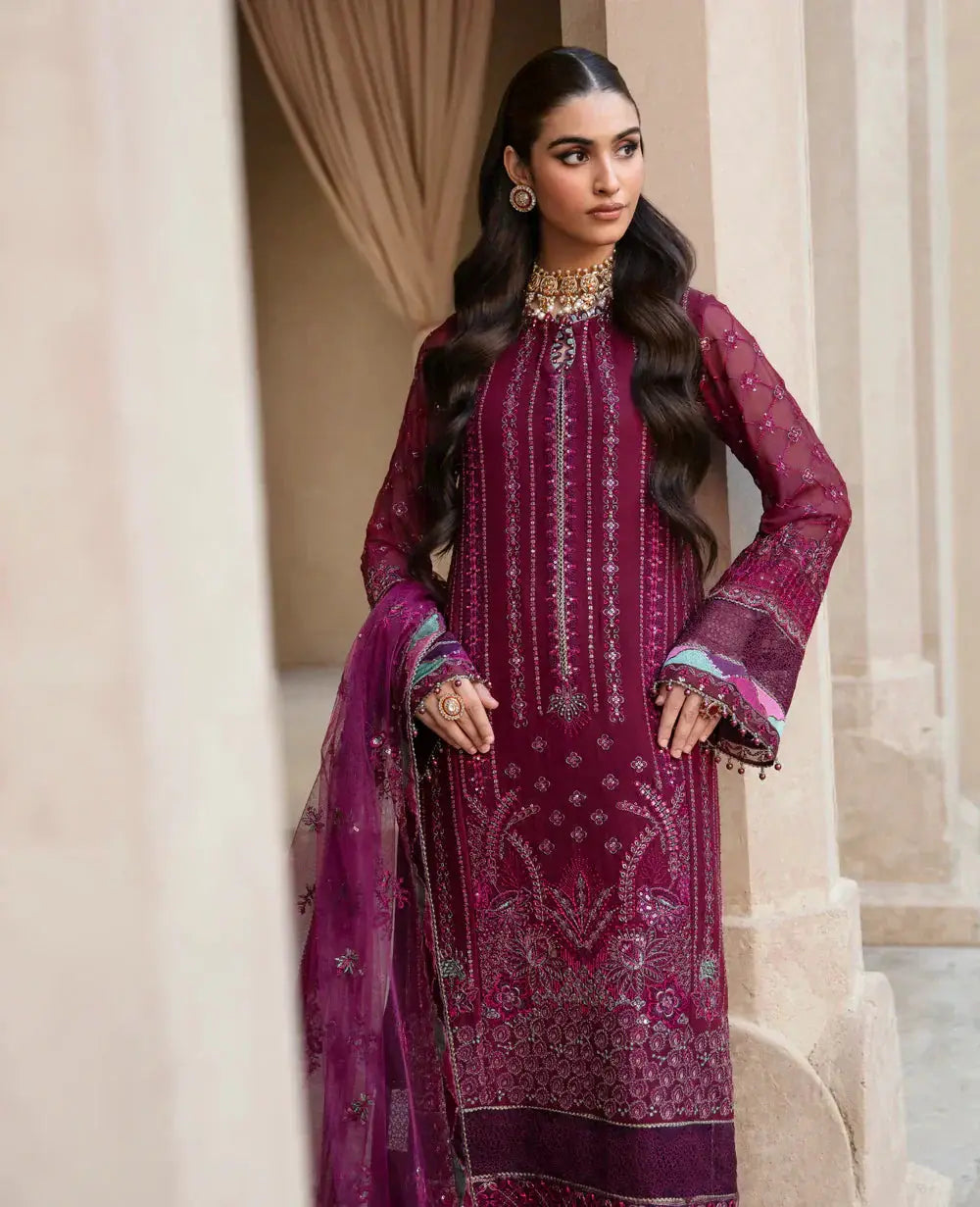 Xenia Formals | Yesfir 24 | SHRIMAYI - Pakistani Designer Dress - by Xenia Formals | Type: Formal - 100% Original at Saira Sultan