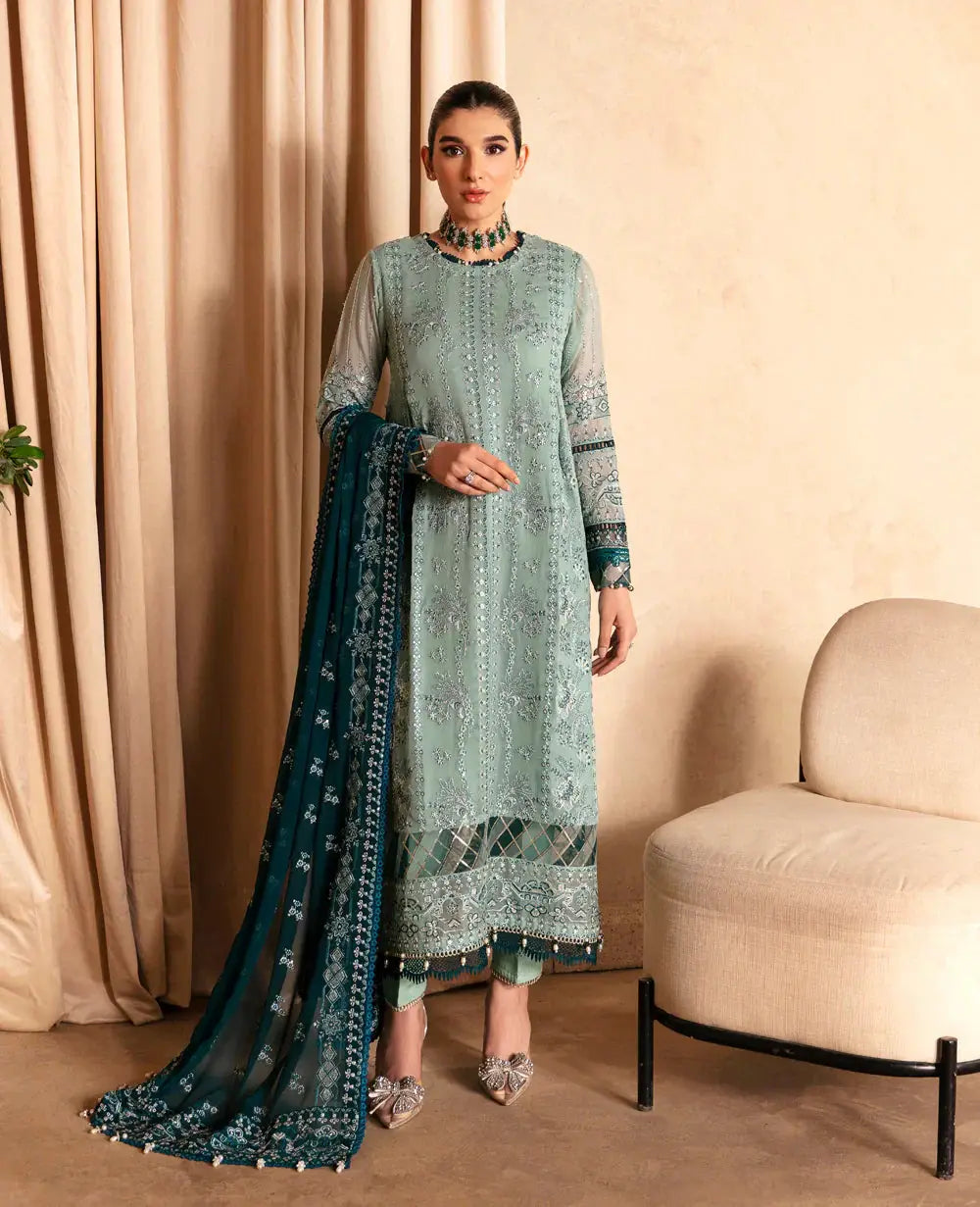 Xenia Formals | Yesfir 24 | Khira - Pakistani Designer Dress - by Xenia Formals | Type: Formal - 100% Original at Saira Sultan