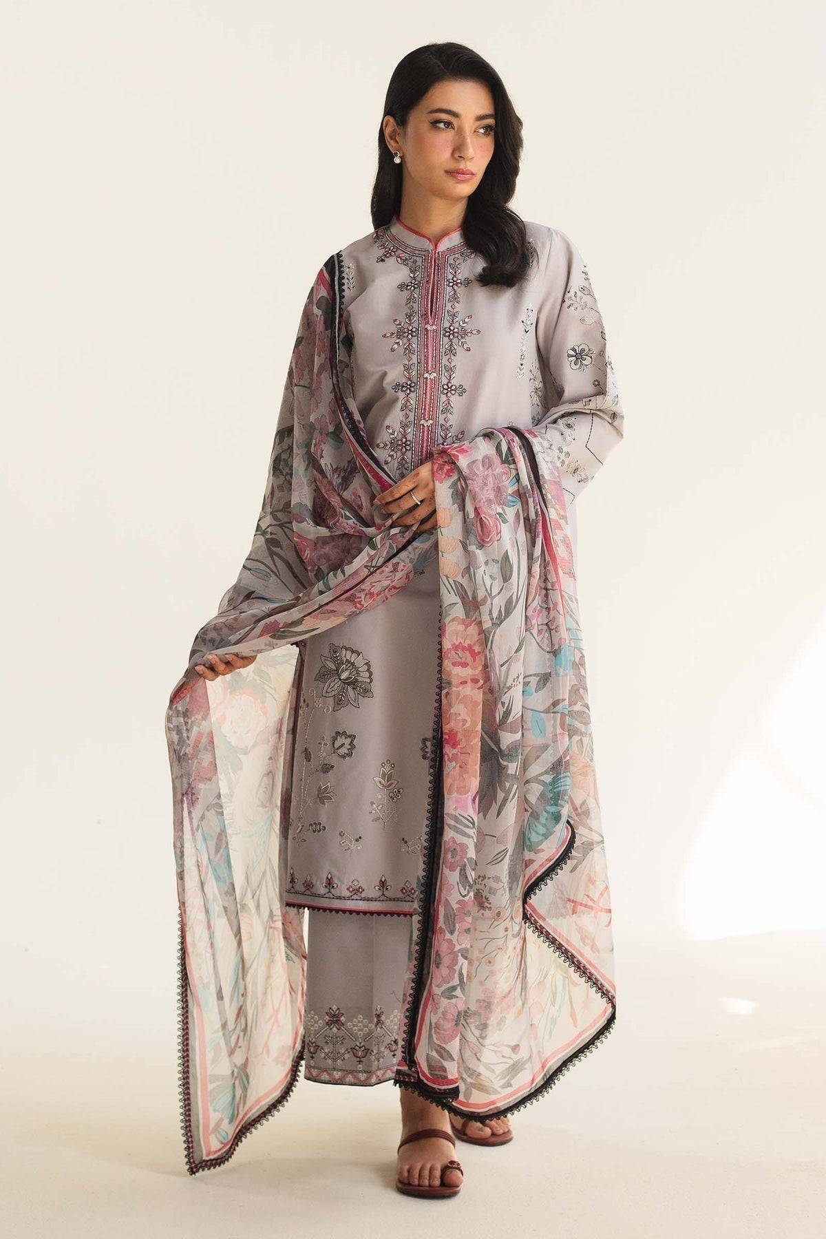 Zara Shahjahan | Coco Lawn Vol 2 | ZAIRA-9B - Pakistani Designer Dress - by Zara Shahjahan | Type: Luxury - 100% Original at Saira Sultan