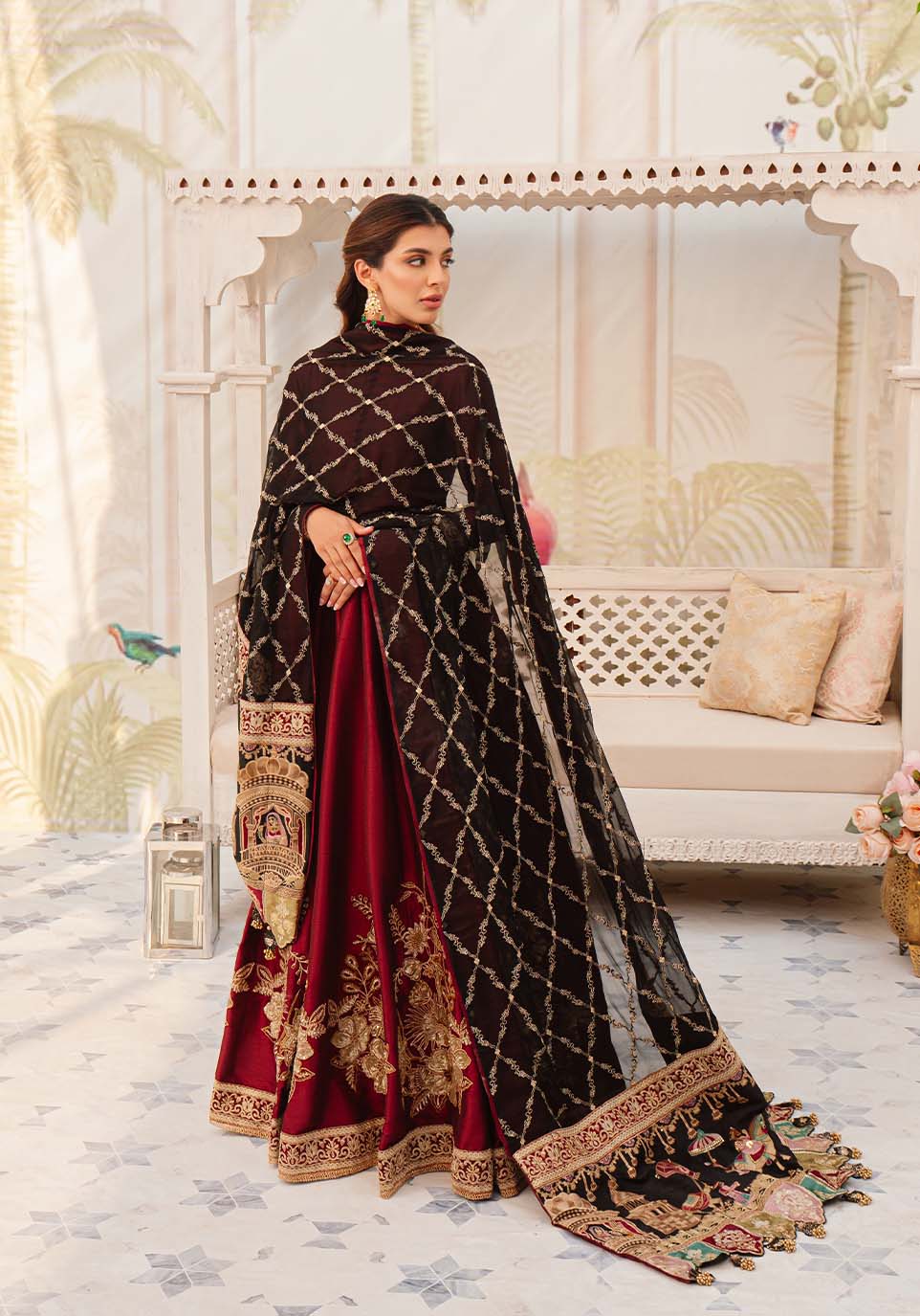 Zarqash | Rubaai Wedding Festive 23 | Zane - Pakistani Designer Dress - by Zarqash | Type: Formal - 100% Original at Saira Sultan