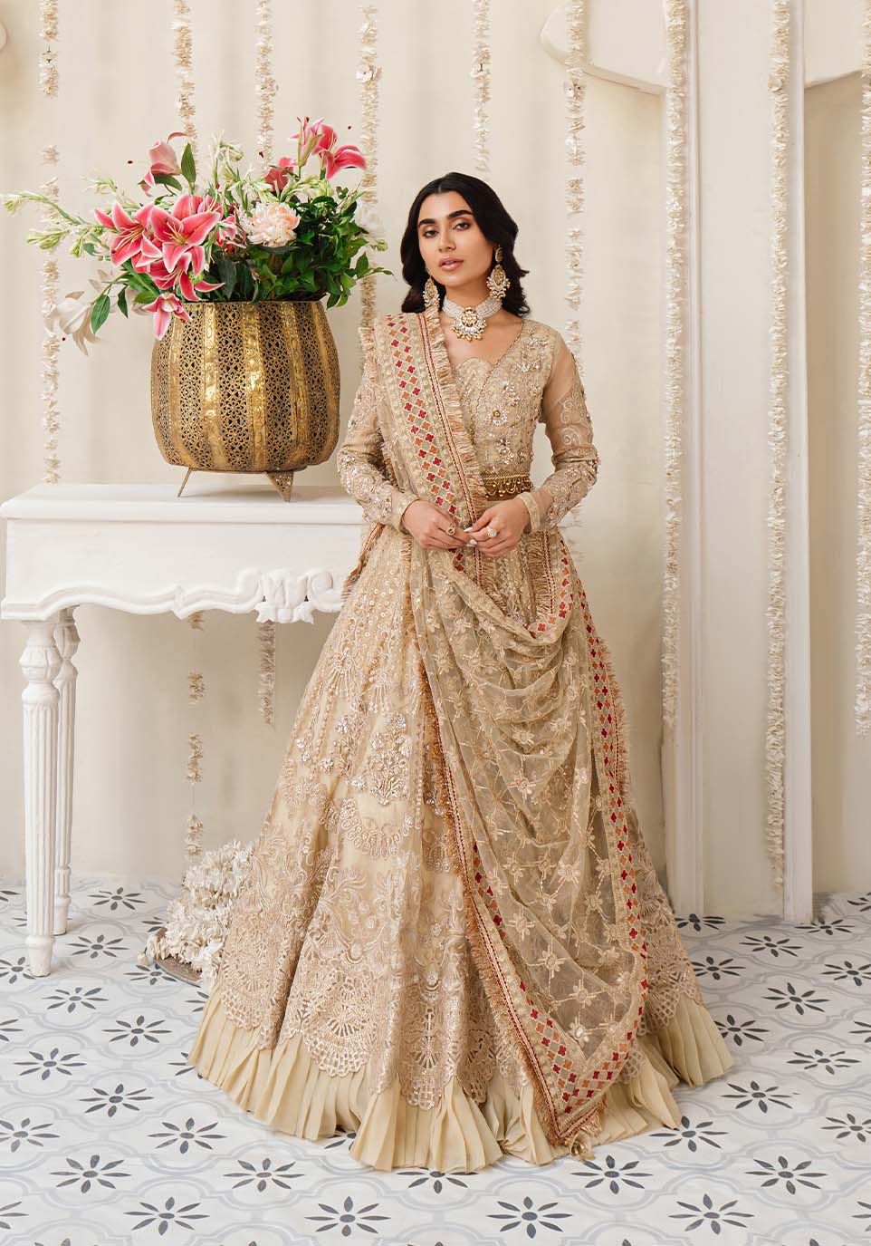 Zarqash | Rubaai Wedding Festive 23 | Deya - Pakistani Designer Dress - by Zarqash | Type: Bridal - 100% Original at Saira Sultan