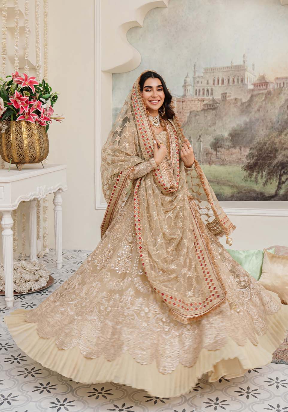 Zarqash | Rubaai Wedding Festive 23 | Deya - Pakistani Designer Dress - by Zarqash | Type: Bridal - 100% Original at Saira Sultan