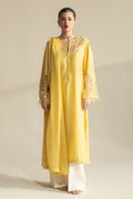 Zara Shahjahan | Fall Festive 24 | ZC-2073 L Pale Yellow Raw Silk
