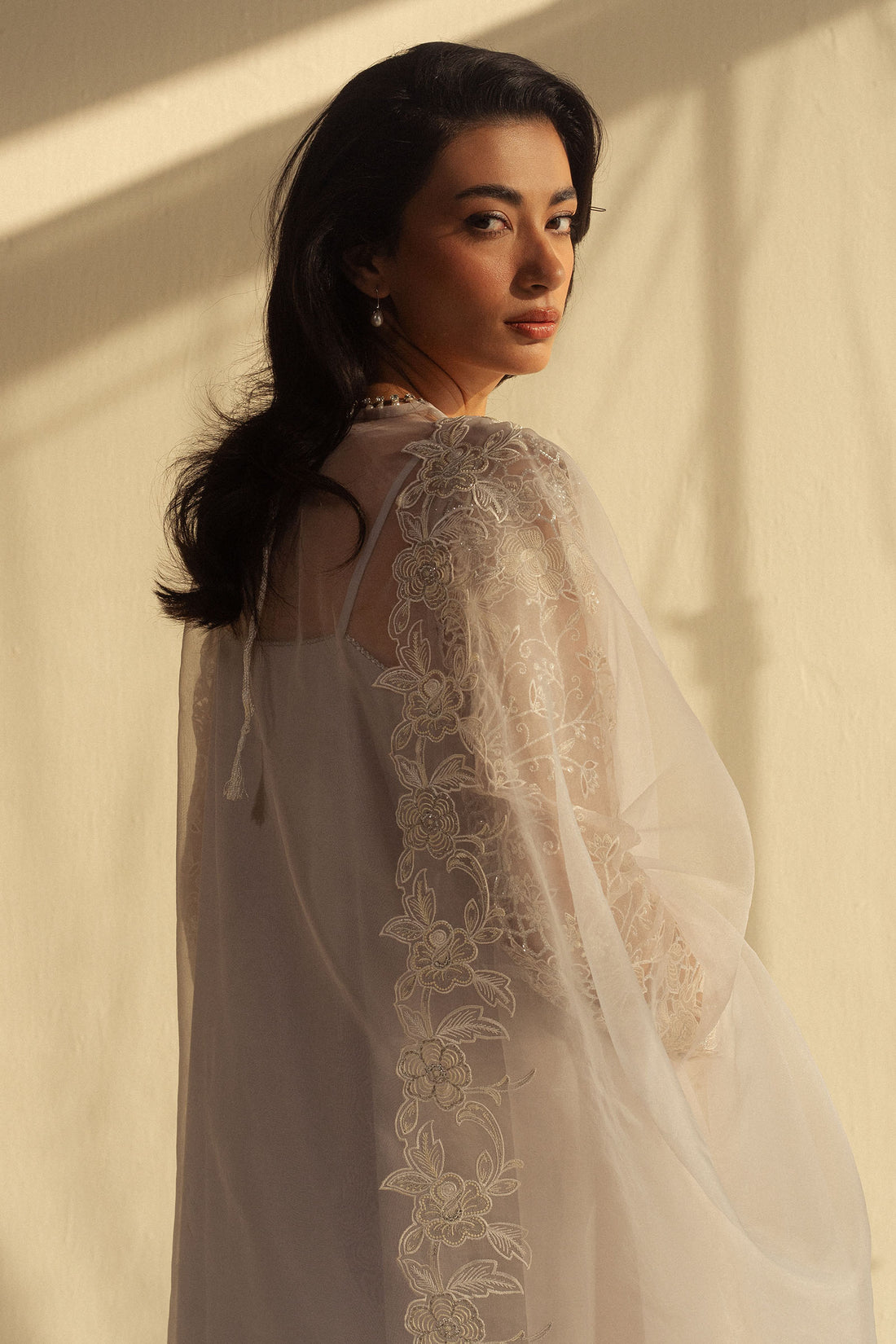 Zara Shahjahan | Fall Festive 24 | ZC-2076 XS White Organza
