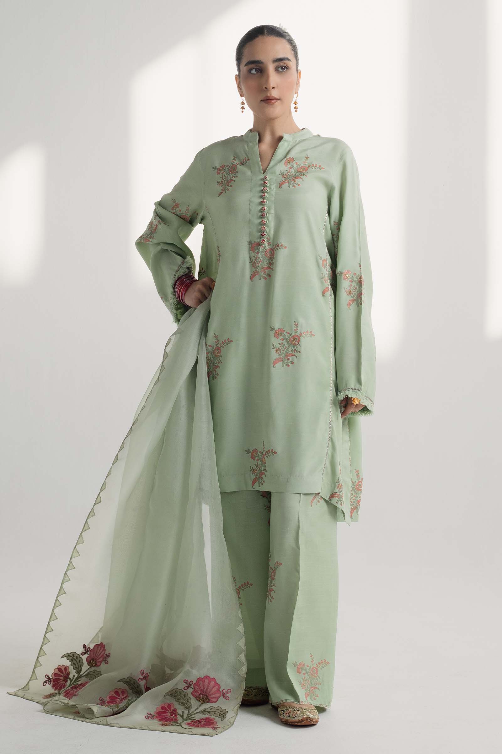Zara Shahjahan | Handcrafted Suits | ZHC-047 - Pakistani Designer Dress - by Zara Shahjahan | Type: Luxury - 100% Original at Saira Sultan