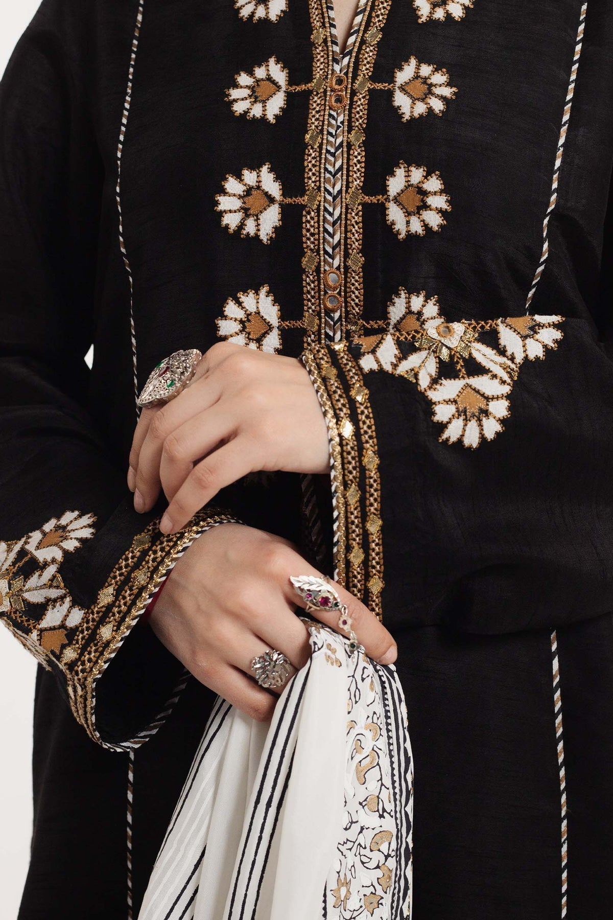 Zara Shahjahan | Handcrafted Suits | ZHC-048 - Pakistani Designer Dress - by Zara Shahjahan | Type: Luxury - 100% Original at Saira Sultan