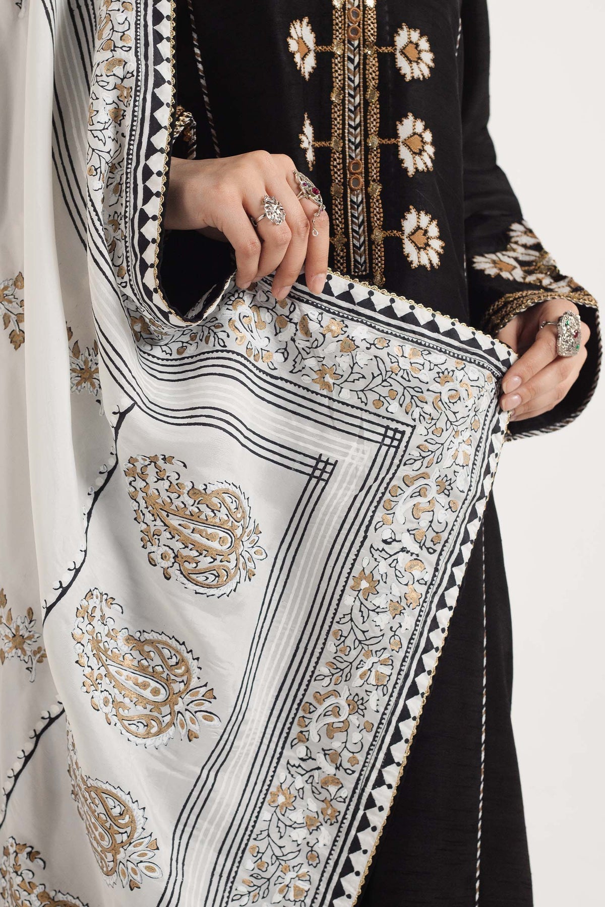 Zara Shahjahan | Handcrafted Suits | ZHC-048 - Pakistani Designer Dress - by Zara Shahjahan | Type: Luxury - 100% Original at Saira Sultan
