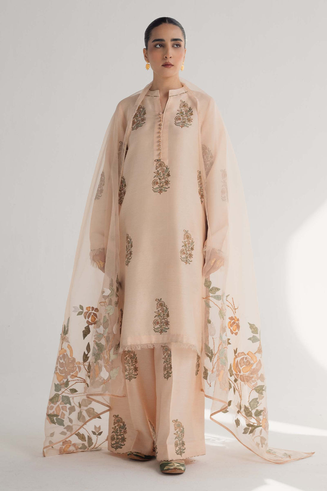 Zara Shahjahan | Handcrafted Suits | ZHC-049 - Pakistani Designer Dress - by Zara Shahjahan | Type: Luxury - 100% Original at Saira Sultan