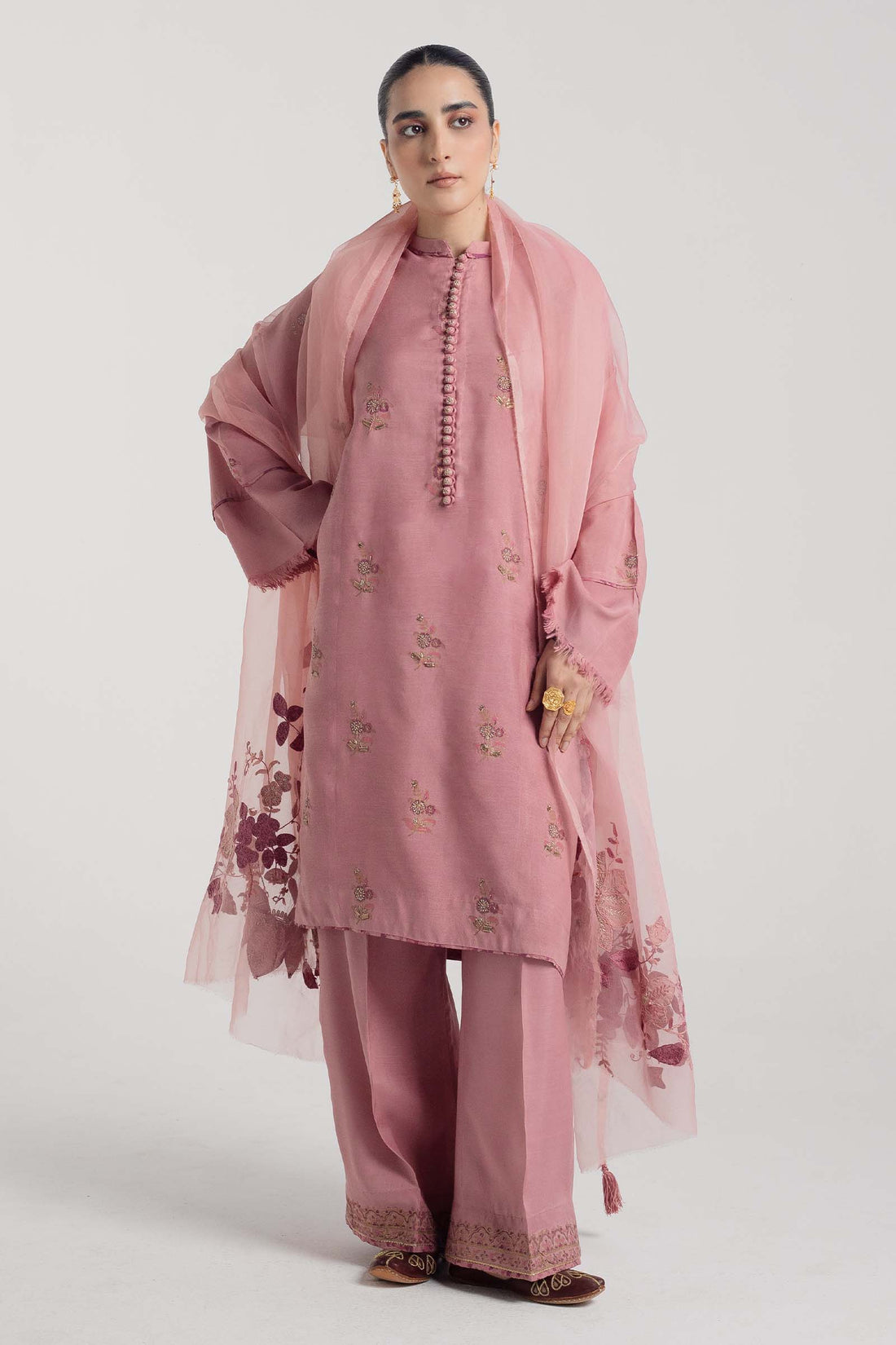 Zara Shahjahan | Handcrafted Suits | ZHC-050 - Pakistani Designer Dress - by Zara Shahjahan | Type: Luxury - 100% Original at Saira Sultan