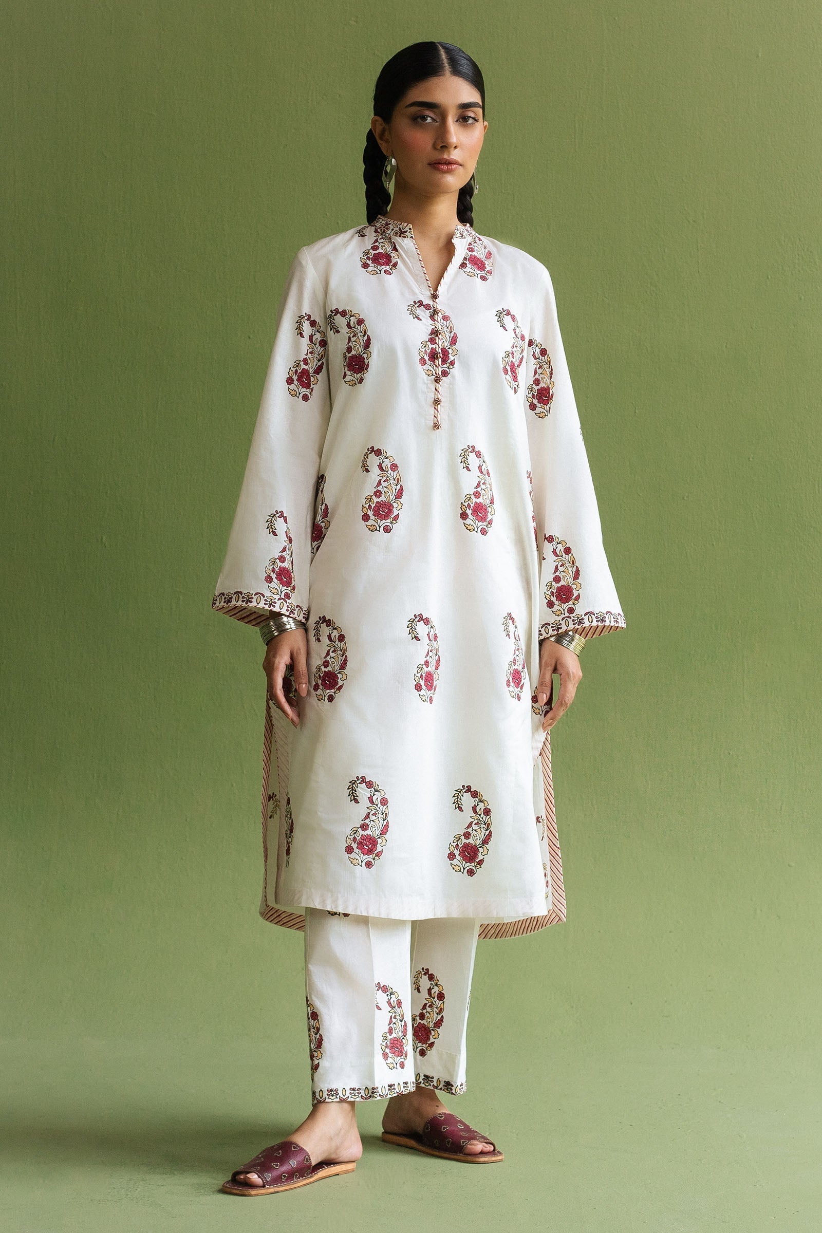 Zara Shahjahan | Handcrafted Suits | ZHC-055 - Pakistani Designer Dress - by Zara Shahjahan | Type: Luxury - 100% Original at Saira Sultan