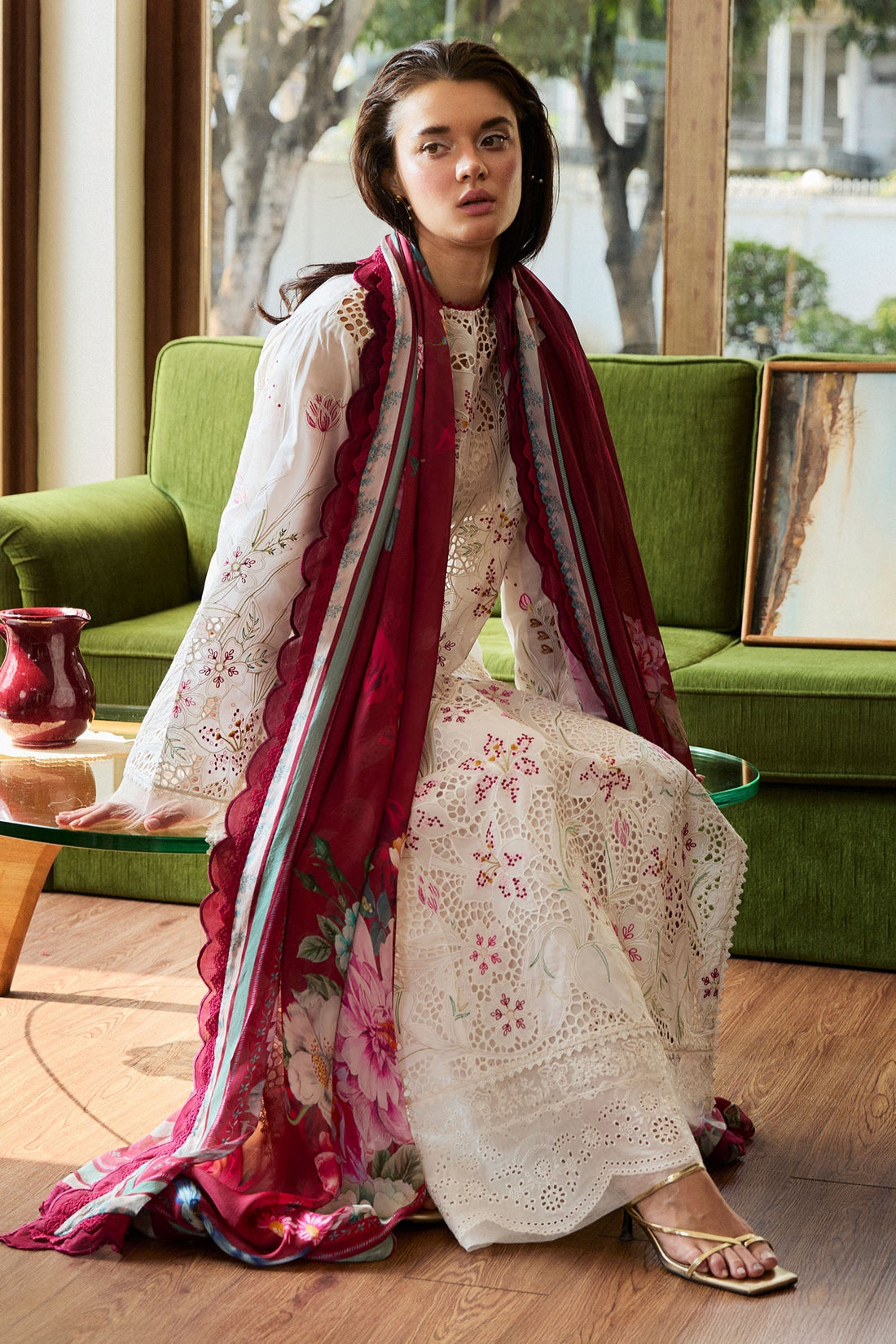 Zara Shahjahan | Satori 25 | Umi-3A XS White Lawn