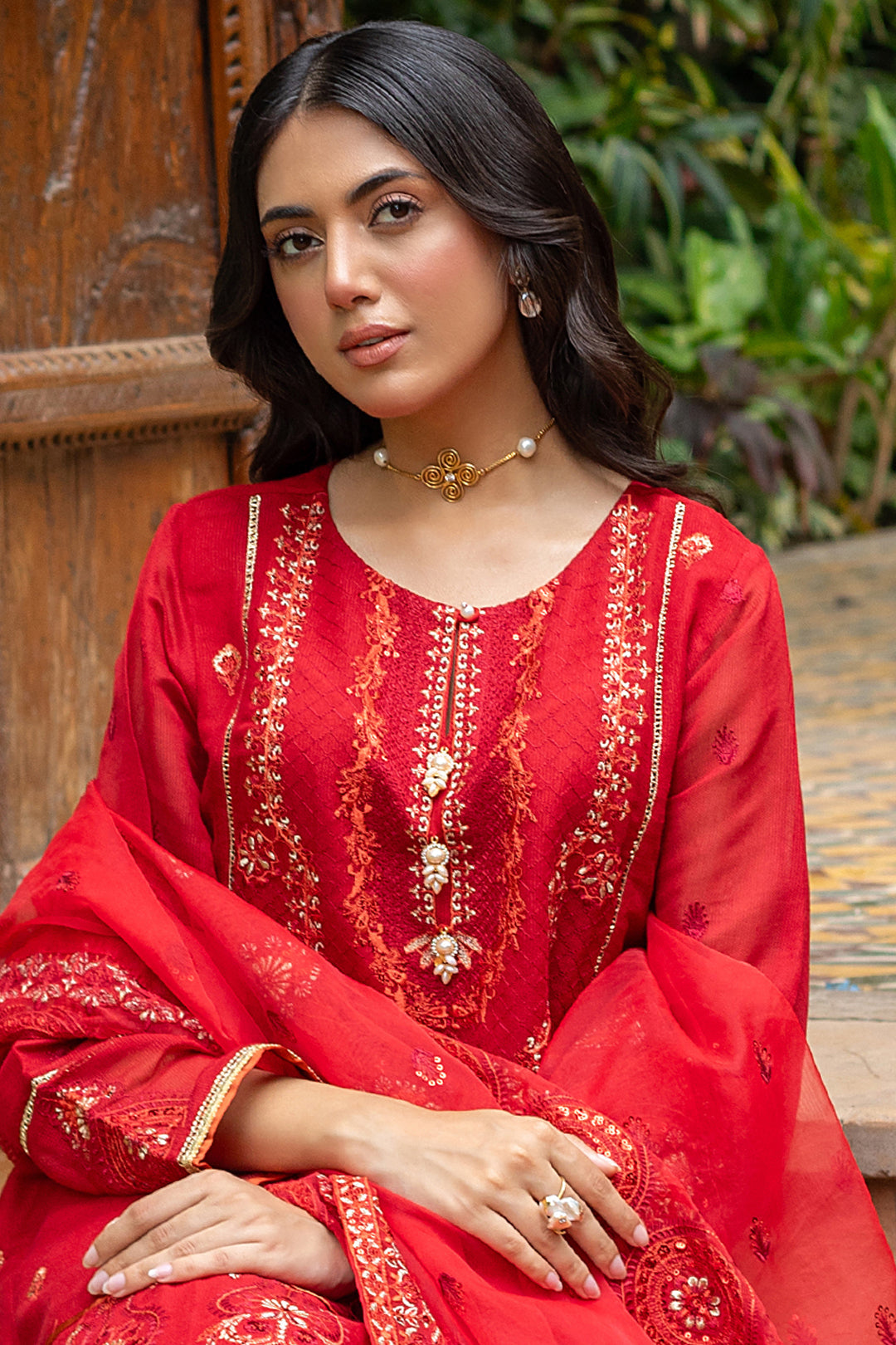 Zellbury | Summer Pret | Embroidered Kurta Dupatta Trouser - 3222 L