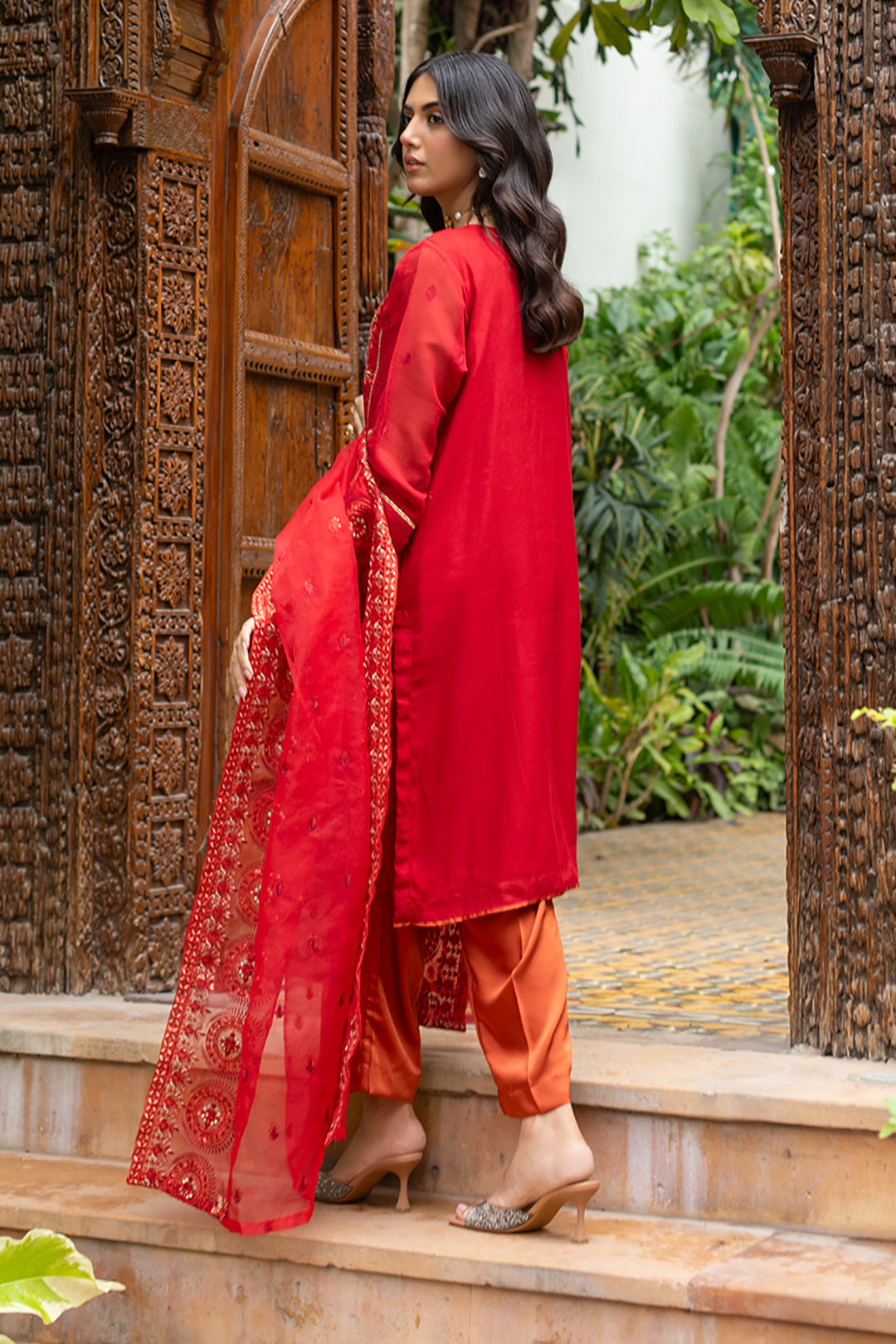 Zellbury | Summer Pret | Embroidered Kurta Dupatta Trouser - 3222