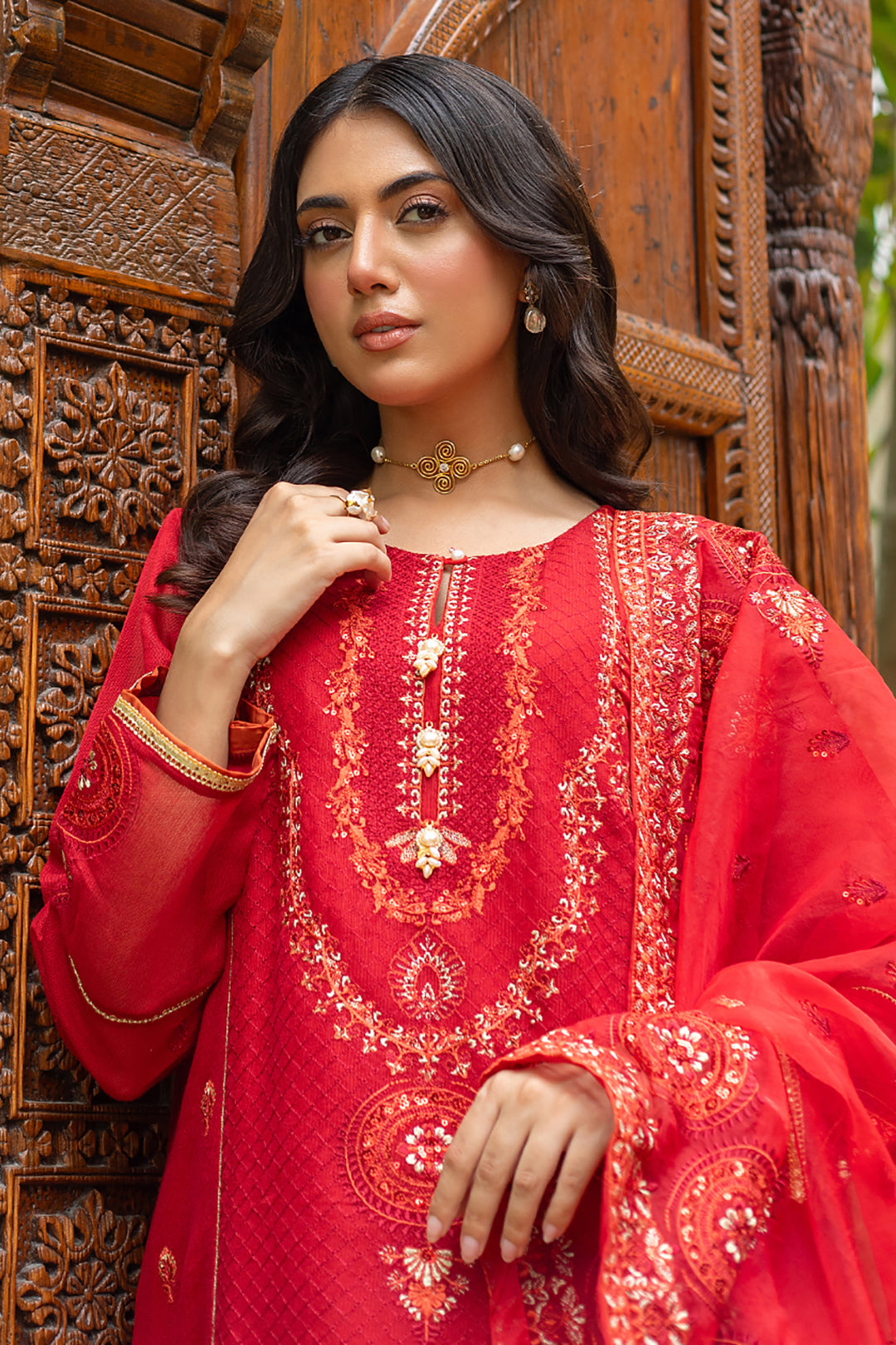 Zellbury | Summer Pret | Embroidered Kurta Dupatta Trouser - 3222