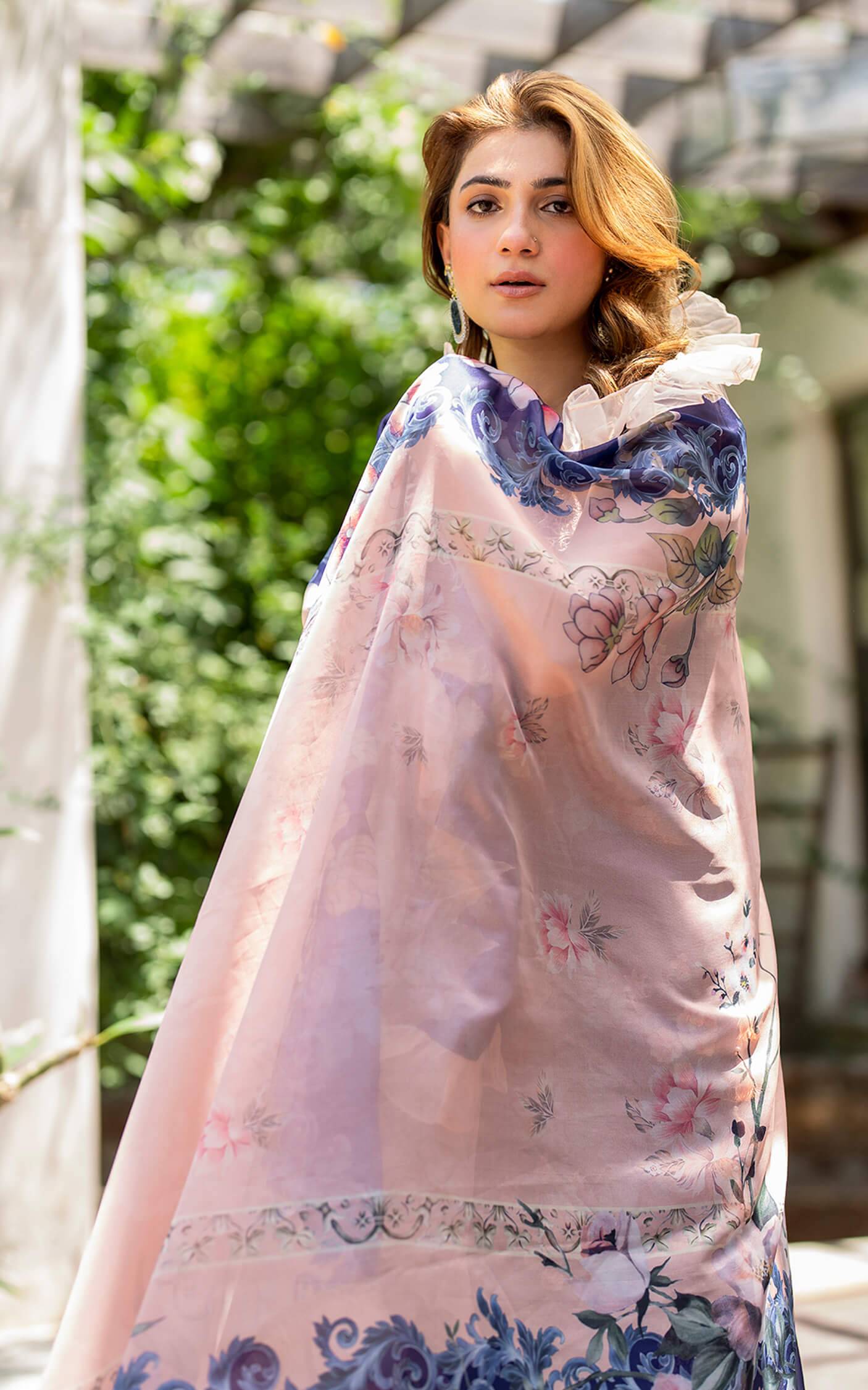 Asifa and Nabeel | Meraki Summer Vol 2 | Zahra MK-13 - Pakistani Designer Dress - by Asifa and Nabeel | Type: Luxury - 100% Original at Saira Sultan