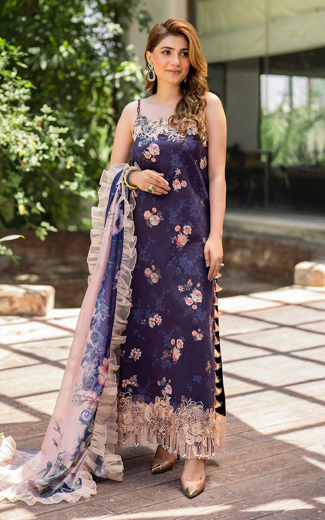 Asifa and Nabeel | Meraki Summer Vol 2 | Zahra MK-13 - Pakistani Designer Dress - by Asifa and Nabeel | Type: Luxury - 100% Original at Saira Sultan